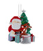 Rudolph The Red Nose Reindeer® with Santa and Tree Ornament