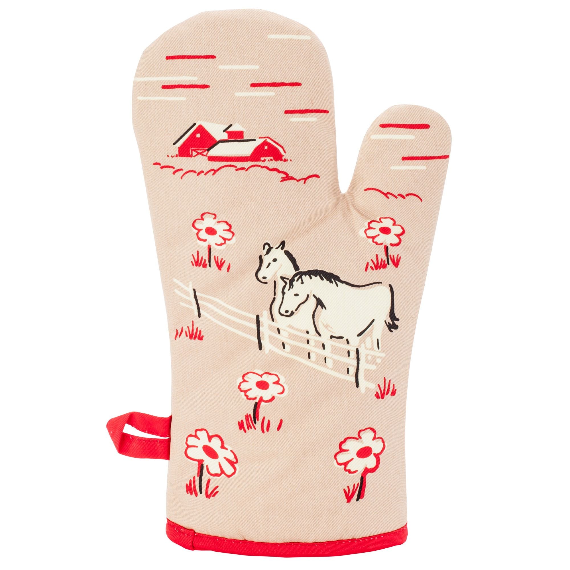 Blue Q I Hate Everyone Too Oven Mitt