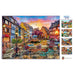 Cycling at Colmar, France 550 Piece Travel Diary Puzzle    