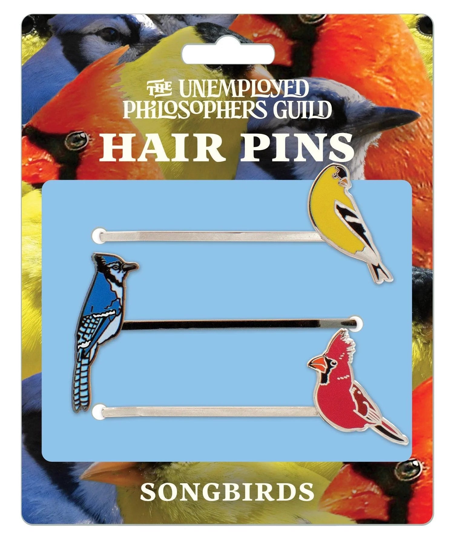 Song Birds Enamel Hair Pins