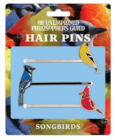 Song Birds Enamel Hair Pins
