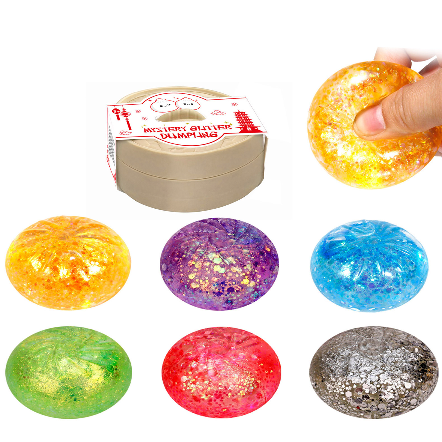 Glitter Mystery Dumpling (Single) - Random Color