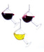 Wine Glass With Wine Ornament (Single) - Random Style