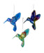 Iridescent Hummingbird Ornament (Single) - Random Color