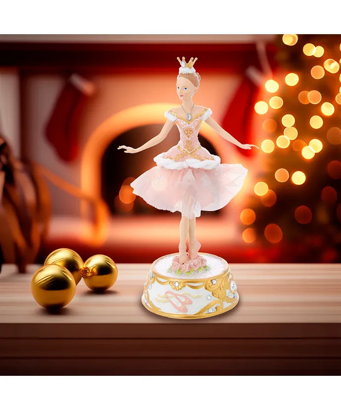 Musical Pink Ballerina Figurine
