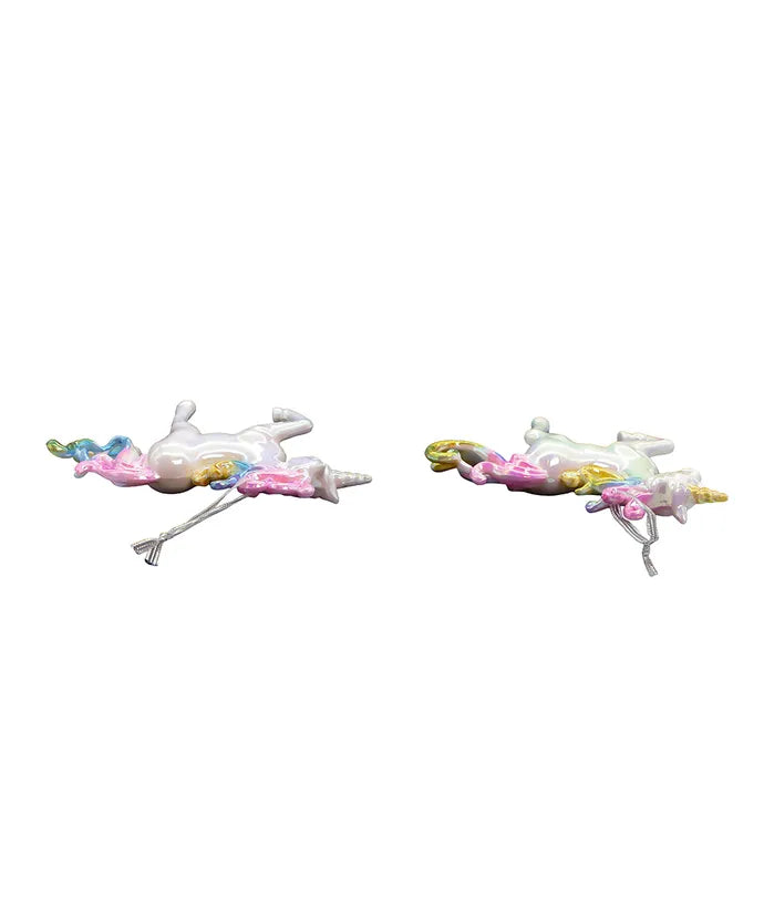 Pastel Iridescent Unicorn Ornament (Single) - Random Color