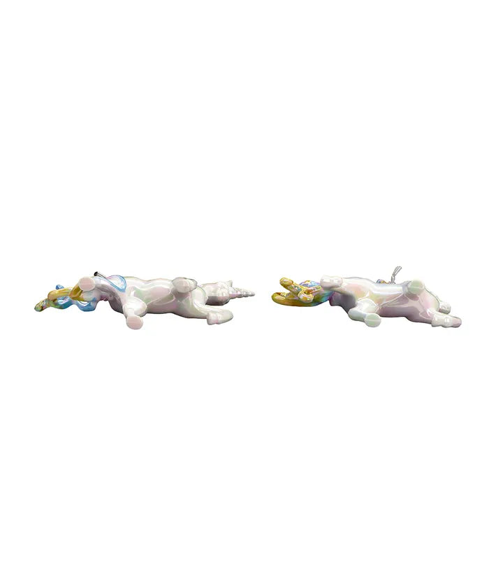 Pastel Iridescent Unicorn Ornament (Single) - Random Color