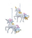 Pastel Iridescent Unicorn Ornament (Single) - Random Color