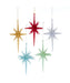 Mid-Century Style Glitter Starburst Ornament (Single) - Random Color