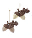 Acrylic Brown or Gold Acorn Ornament (Single) - Random Color