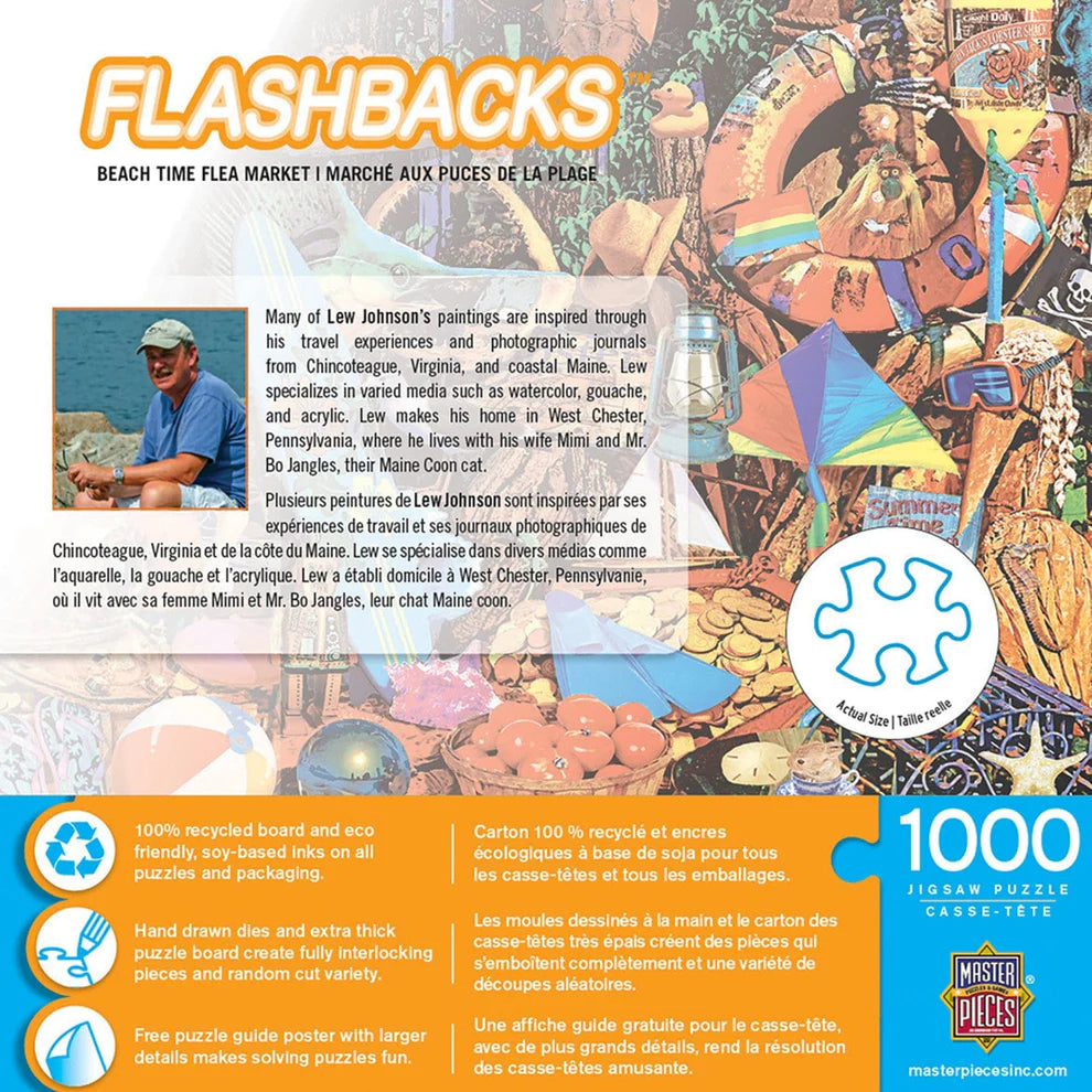 Beach Time Flea Market 1000 Piece Flashbacks Puzzle