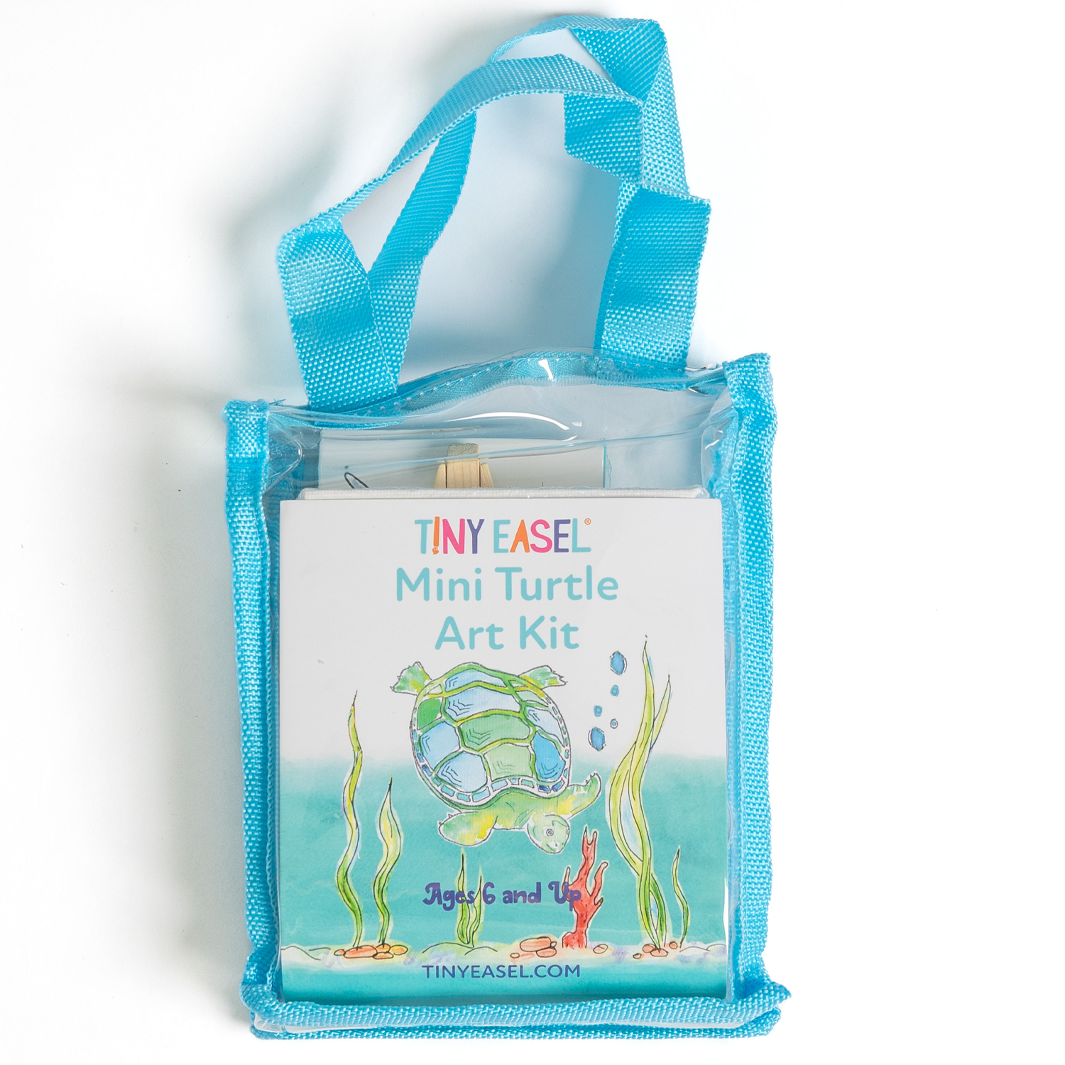 Tiny Easel Mini Sea Turtle Art Kit