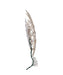 Capiz Silver and White Light Up Sunburst Tree Topper