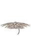 Capiz Silver and White Light Up Sunburst Tree Topper