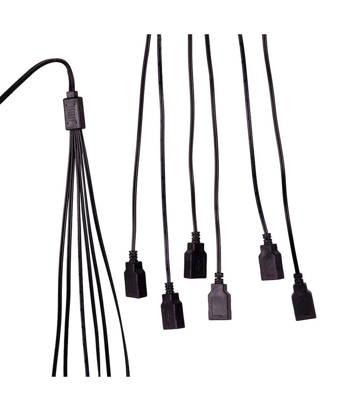 Extension Cord With 6 USB Ports - 6 Foot