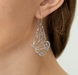 Holly Yashi Vanessa Butterfly Wing Earrings - Silver