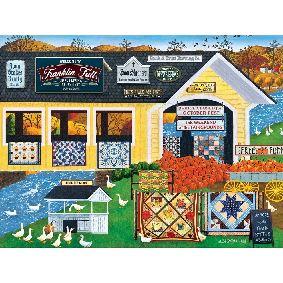 Pumpkin Detour 750 Piece Homegrown Puzzle