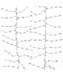 Clear Ice Wire Garland 6'