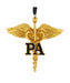 Gold Caduceus Physician Assistant PA Ornament