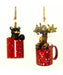 Moose or Bear Hot Cocoa Ornament (Single) - Random Style
