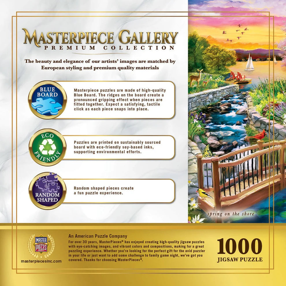 Spring On The Shore Masterpiece Gallery 1000 Piece Puzzle