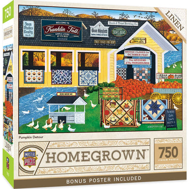Pumpkin Detour 750 Piece Homegrown Puzzle