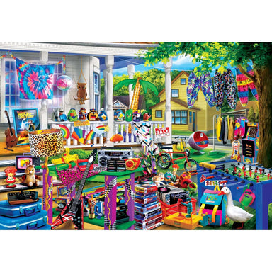 Flashback Yard Sales 1000 Piece Large Format Puzzle