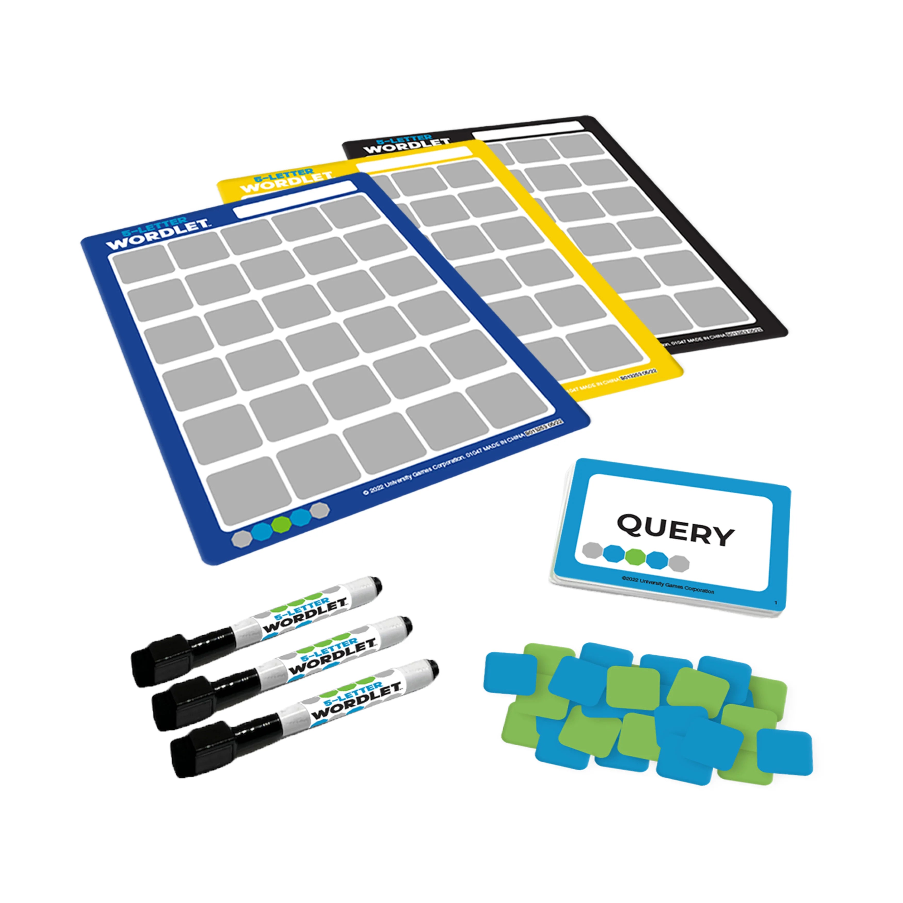 UNIVG 5 Letter Wordlet - A Confounding Word Strategy Game