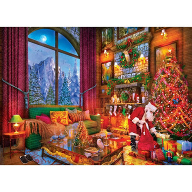Seasons Greetings Christmas Lodge 1000 Piece Puzzle