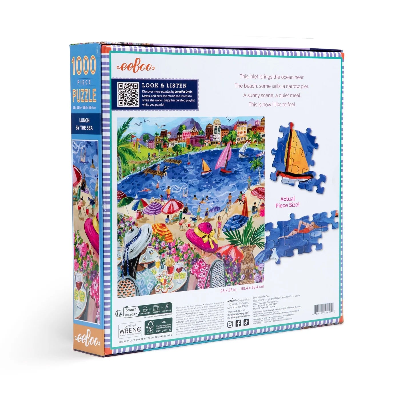 Lunch By The Sea 1000 Piece Puzzle