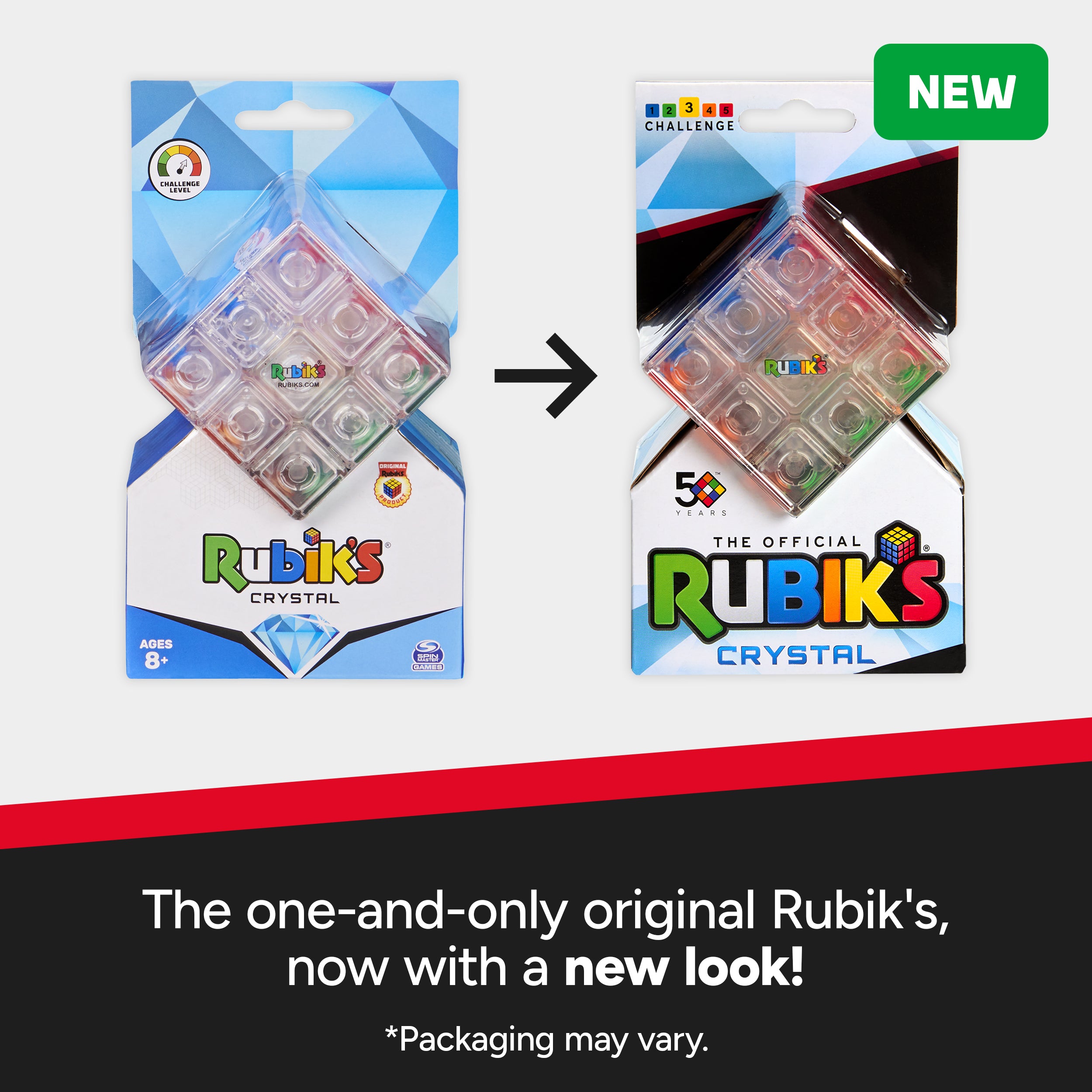 Rubik's cube 3x3 Crystal