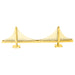 Metal Earth - Gold San Francisco Golden Gate Bridge    