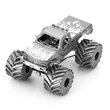 Metal Earth - Monster Truck With Flames    
