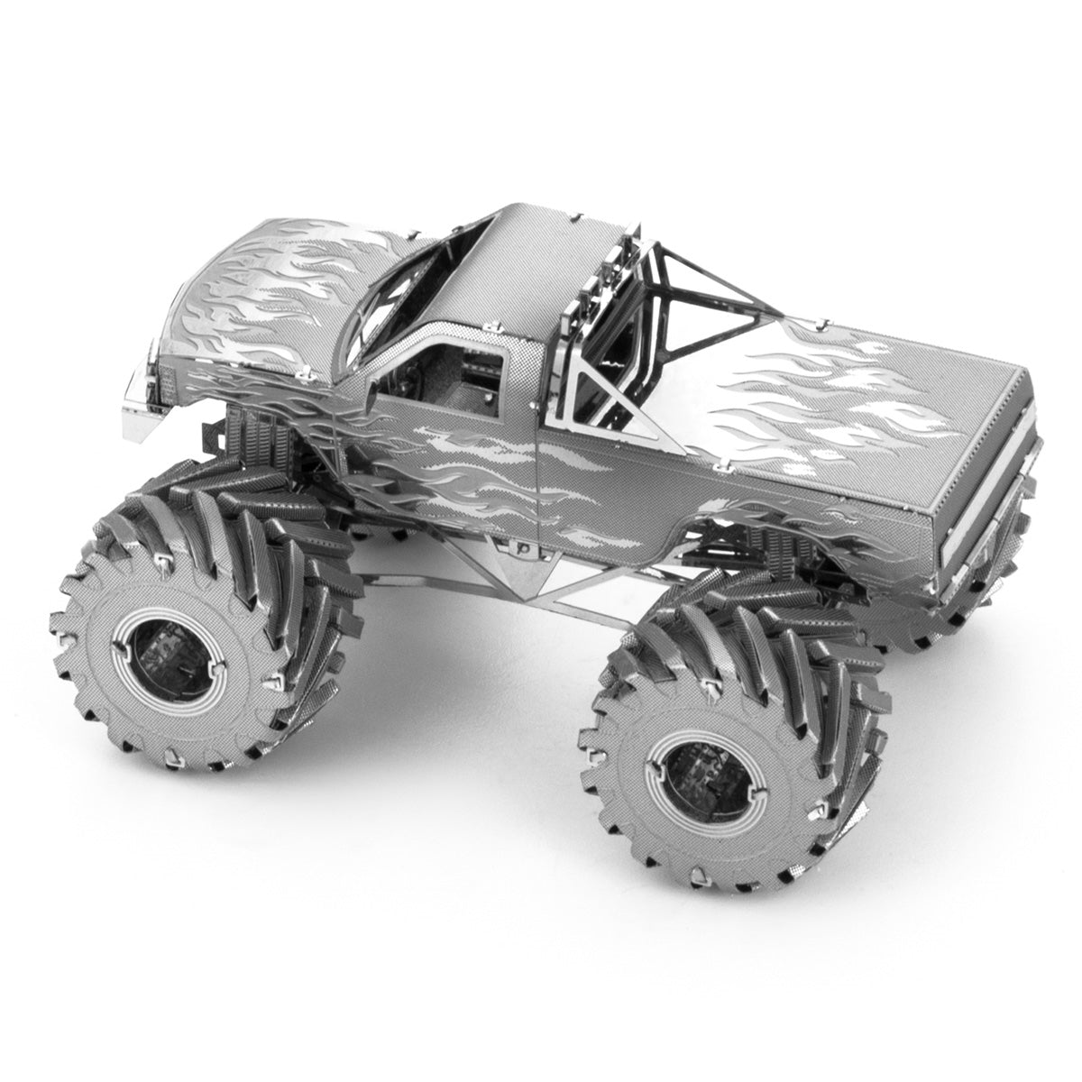 Metal Earth - Monster Truck With Flames    