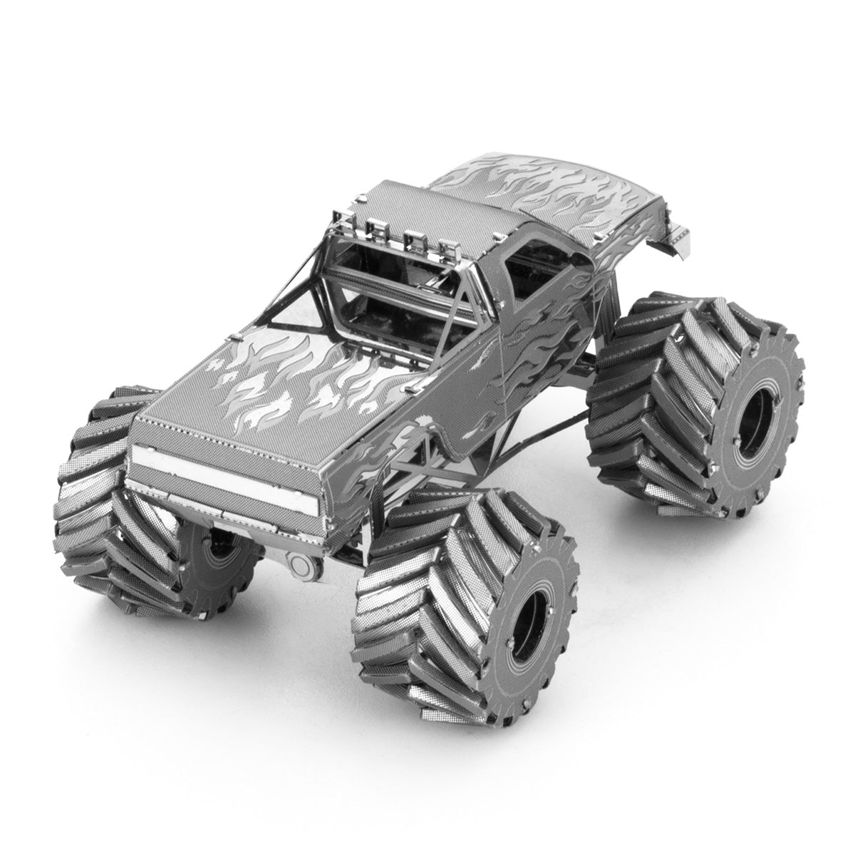 Metal Earth - Monster Truck With Flames    