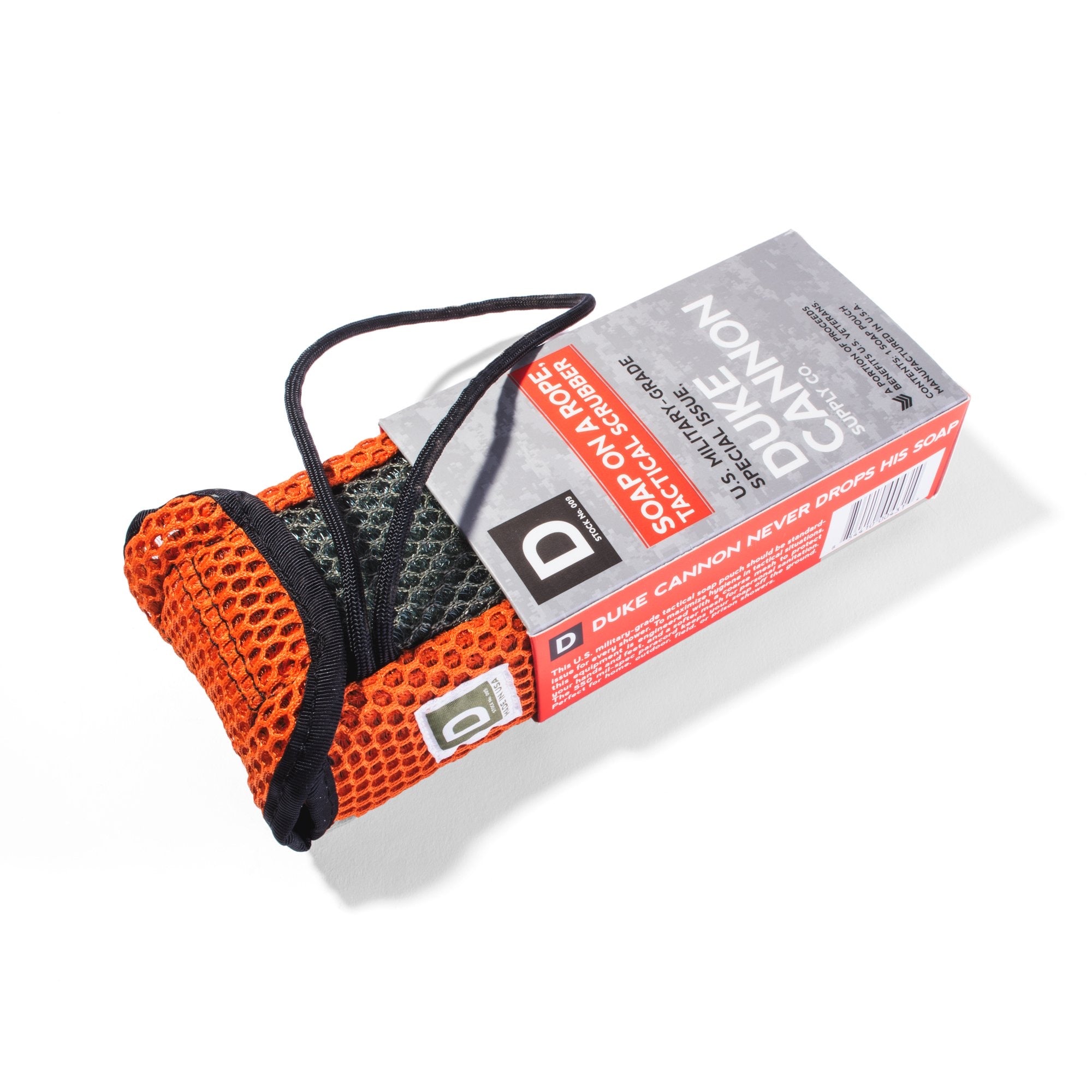 Duke Cannon Soap On A Rope Tactical Scrubber    