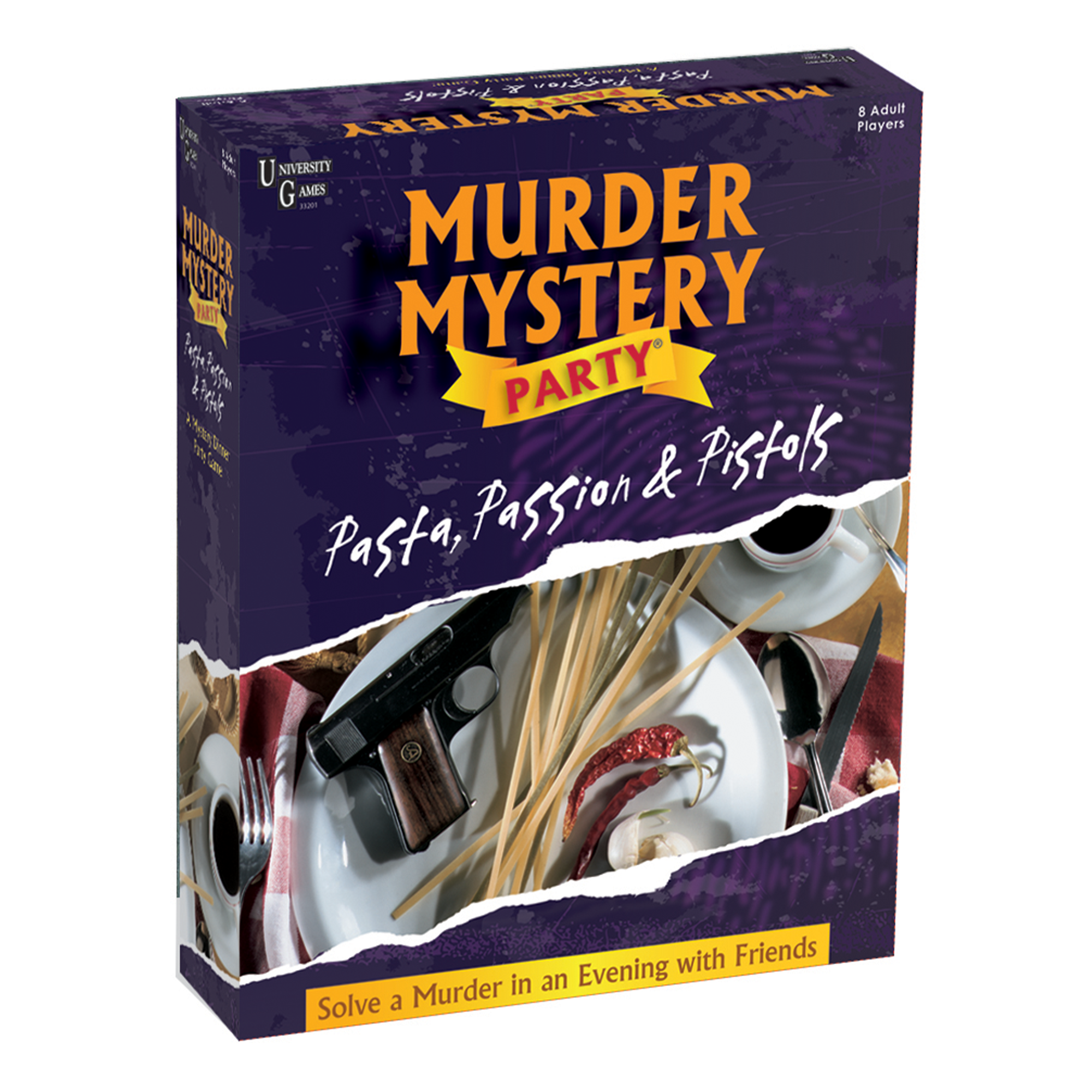 Murder Mystery Party Game - Pasta, Passion & Pistols    