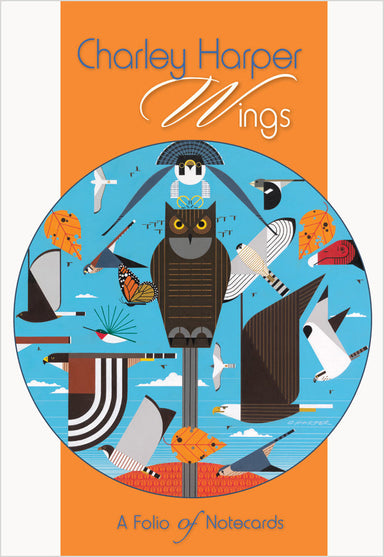 Charley Harper Wings Assorted Notecard Folio    