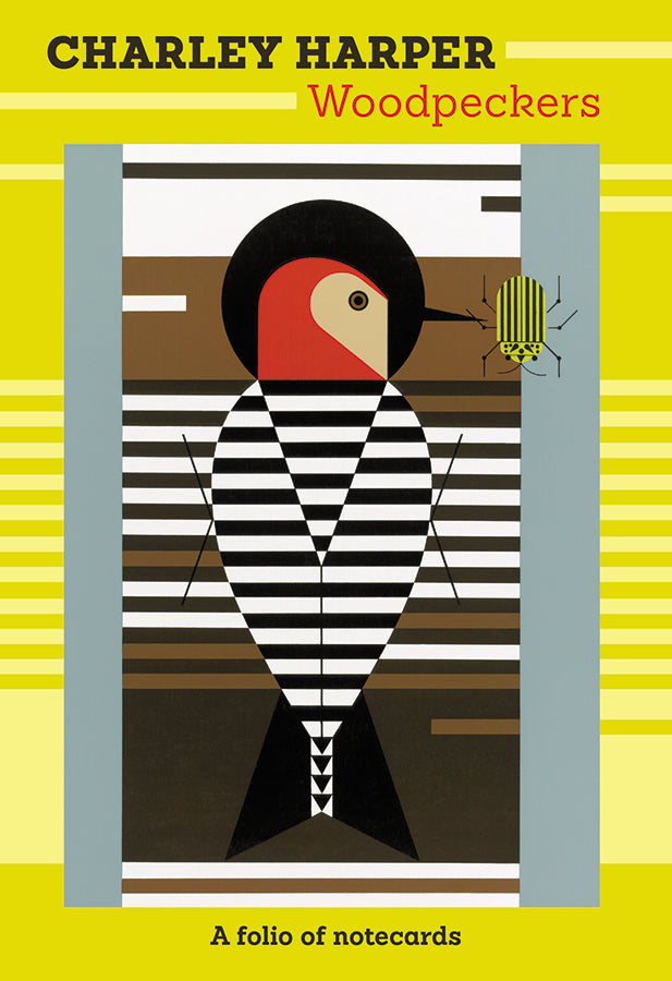 Charley Harper Woodpeckers Assorted Notecard Folio    