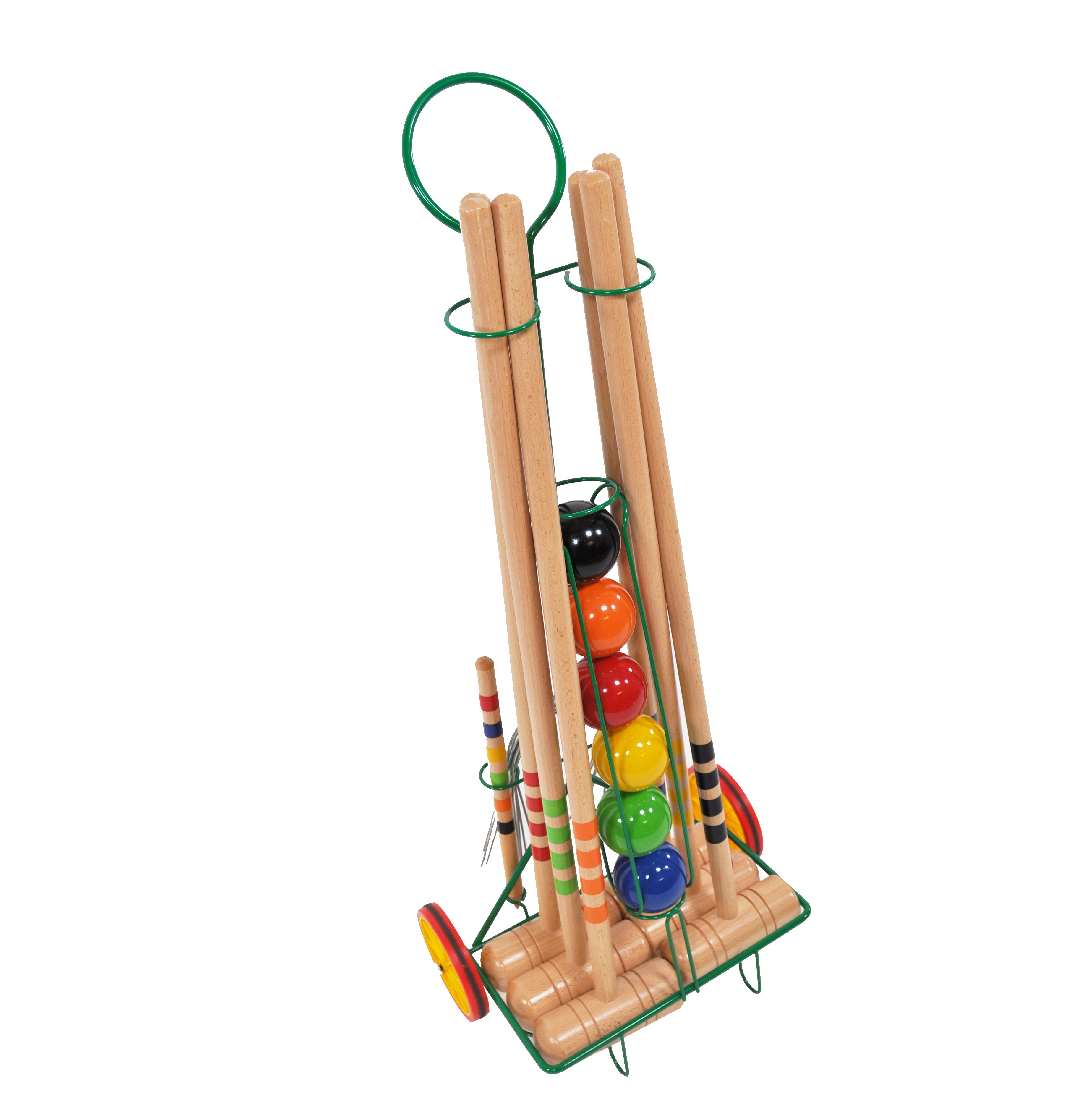 Deluxe 6 Player Croquet With Trolley    