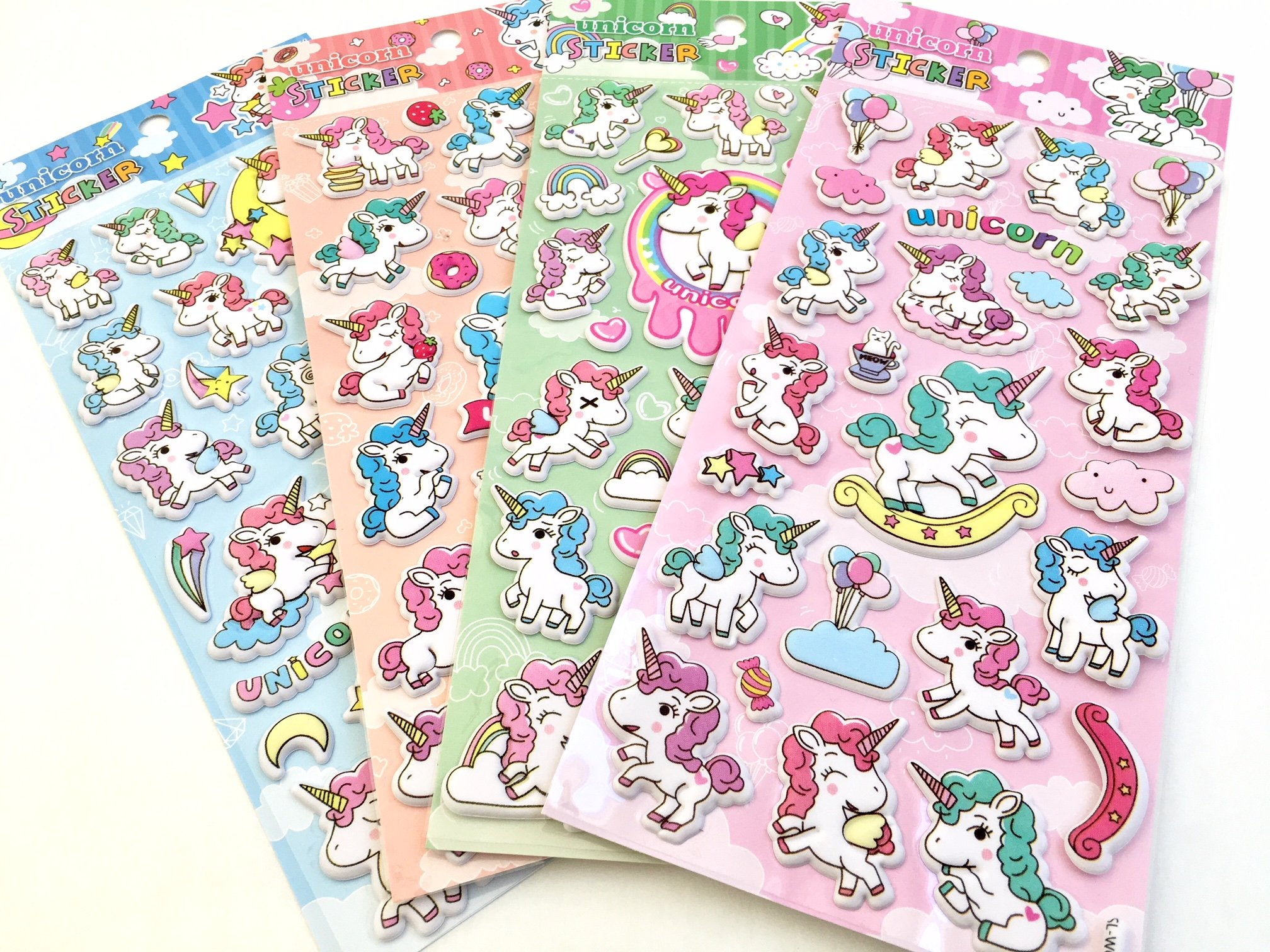 Puffy Unicorns - Nekoni Stickers    