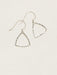 Holly Yashi Delta Earrings - Silver    