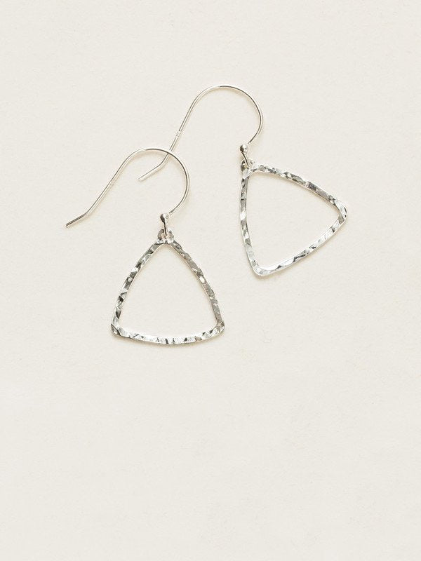 Holly Yashi Delta Earrings - Silver    
