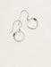 Holly Yashi Phoebe Pearl Petite Hoop Earrings - Peacock / Silver    