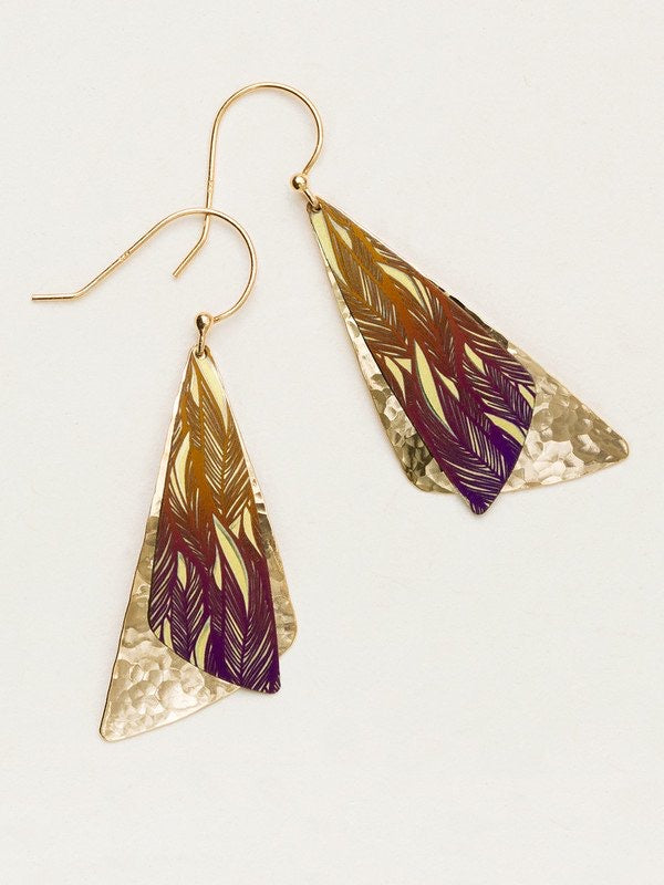 Holly Yashi Reese Earrings - Brown    