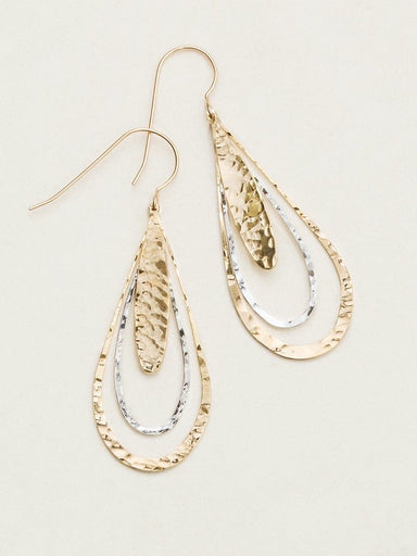 Holly Yashi Still Waters Earrings - Gold/Silver