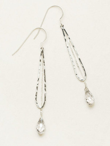 Holly Yashi Celestine Drop Earrings - Silver/Moonlight    