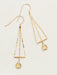 Holly Yashi Eva Drop Earrings - Gold/Sand    