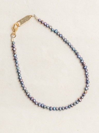 Holly Yashi Phoebe Pearl Bracelet - Peacock / Gold    
