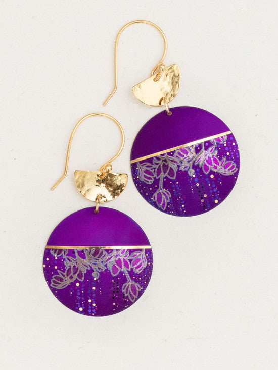 Holly Yashi Karina Earrings - Plum    